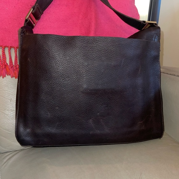 Auth Dussault, KISS-Gene Simmons UNISEX Leather Limited.Ed,Vintage Messenger Bag - Picture 2 of 11